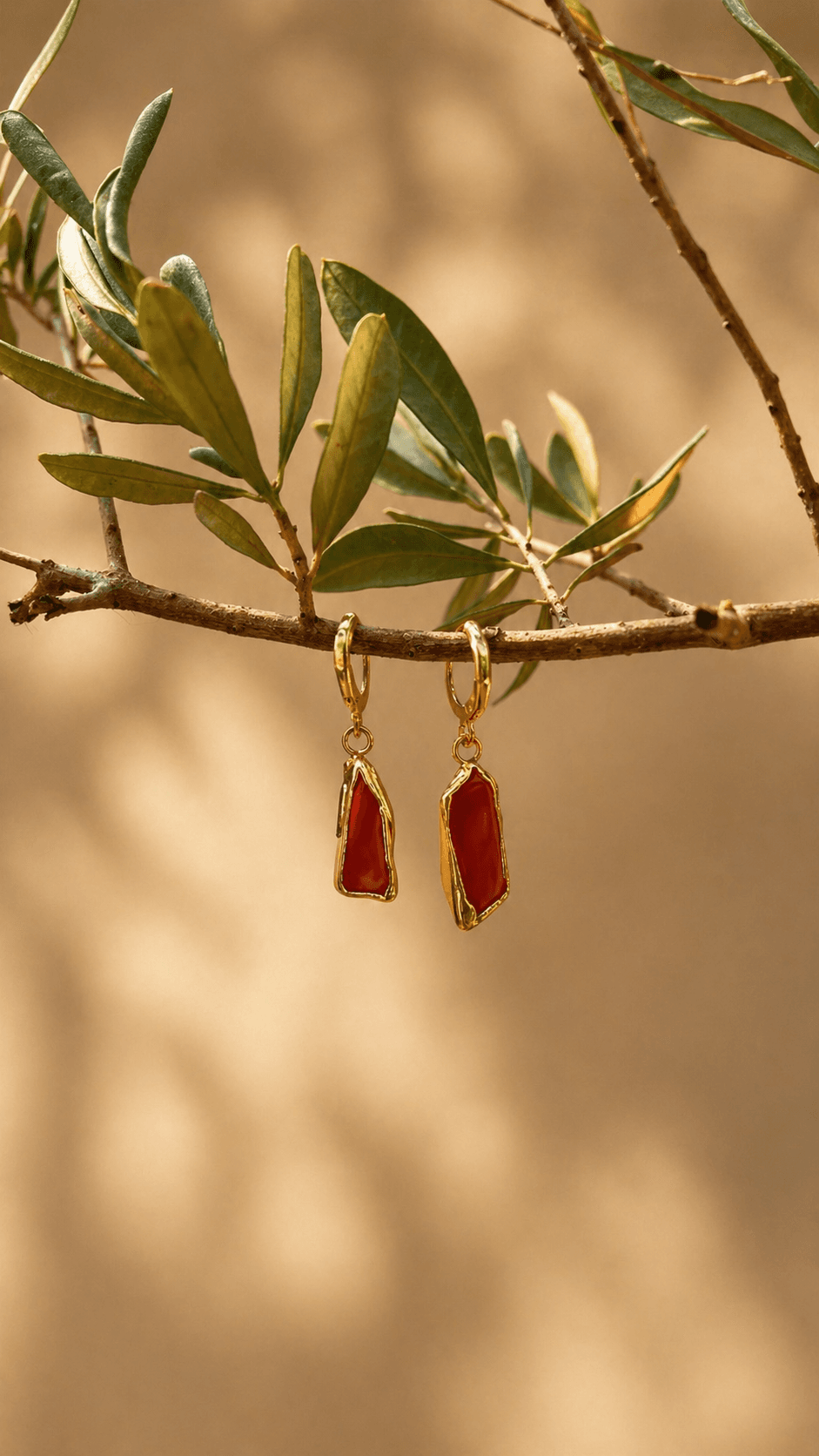 Macro detail of Vilina jewelry